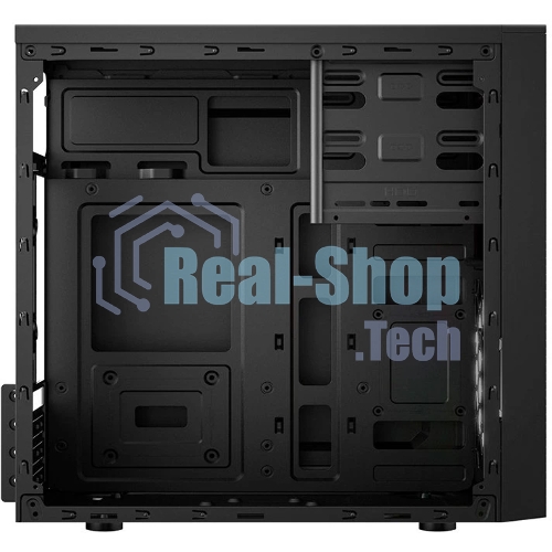 Компьютерный корпус CBR RD873, без БП, mATX Minitower 2хUSB 2.0, HD Audio+Mic, кабель питания 1.2м, черный PCC-MATX-RD873-WPSU