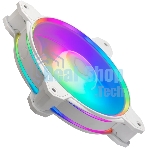 Вентилятор для корпуса Cooler Master MasterFan MF120 Halo2 ARGb 120х120x25 белый 4-pin 27дБ (MFL-B2DW-21NP2-R2) Ret