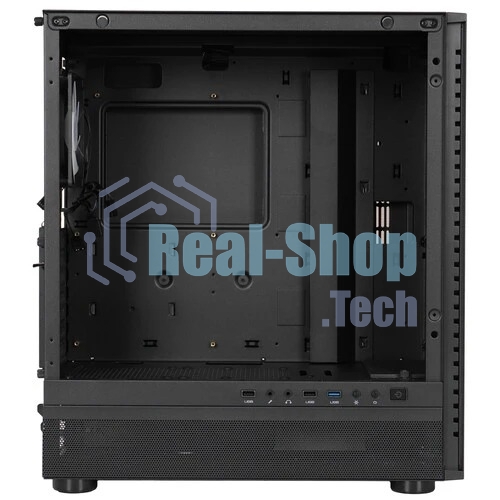 Компьютерный корпус PCCooler IE200 BK, Tempered Glass Full Tower, черный, TG, SPCC, 1x120мм ARGb E-ATX, ATX, mATX, mITX 180/380/220мм 4x2.5