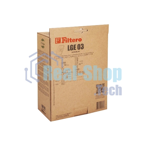 Комплект бумажных пылесборников Filtero LGE03 (10+фильтр) ECOLine XL (R)