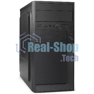Компьютерный корпус Minitower ExeGate BAA-105-01-UNS400 (mATX, БП UNS400 с вент. 12см, 2*USB, аудио, черный)