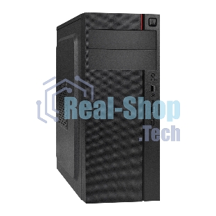 Компьютерный корпус Miditower ExeGate AA-440-AA350 (ATX, AA350 8 см, 2*USB, аудио)