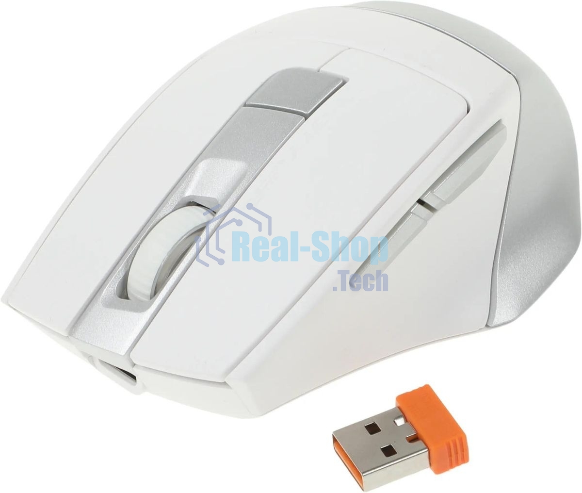 Комплект клавиатура+мышь A4Tech FStyler FB2535C беспроводной, USB + Bluetooth, 2000 DPI, белый