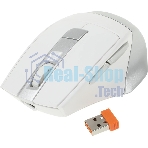 Комплект клавиатура+мышь A4Tech FStyler FB2535C беспроводной, USB + Bluetooth, 2000 DPI, белый