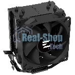 Кулер ZALMAN CNPS4X BLACK, 92мм FAN, 3 HEAT PIPES, 4-PIN PWM, 800-2000 RPM, 29DBA, HYDRO BEARING, LGA1700/1200/115x, AM5/AM4/AM3