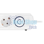 Сетевой фильтр Ippon BK-6-EU-3-10-W 3 м, 6 розеток, белый, коробка