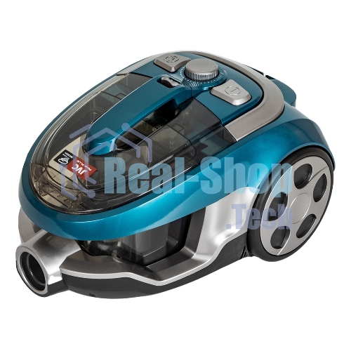 Пылесос JVC JH-VC401 бирюзовый/серый, 320/1800 Вт, уборка сухая, пылесборник контейнер 2,5 л.