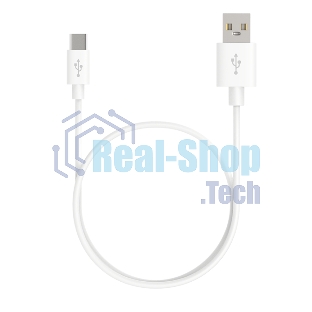 Кабель Maxvi MC-02 plus white USB-A - Type-C, 2A ток макс. нагрузки 2А, макс. напряжение 5V, длина кабеля 1.2м, материал PVC, белый