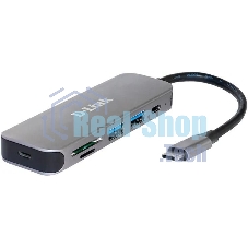 USB-концентратор D-Link DUB-2325, USB, USB 3.0 2порта, USB Type-C,SD,microSD, адаптер/USB