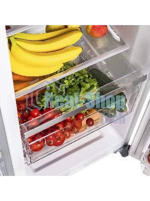 Холодильник Maunfeld MFF177NFW Slim Inverter белый двухкамерный 352/198л морозилка слева, No Frost, Side by Side
