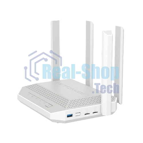 Гигабитный интернет-центр Netcraze Hopper 4G+ (NC-2312) с модемом 4G+, двумя слотами для SIM-карт, Mesh Wi-Fi 6 AX3000, 5-портовым Smart-коммутатором и многофункциональным портом USB 3.0