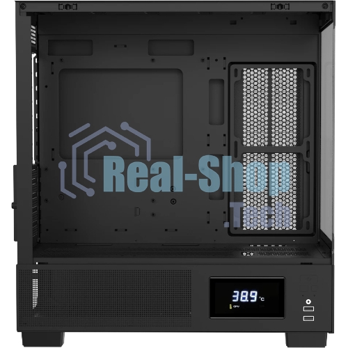 Компьютерный корпус AeroCool/Formula V Line Crystal E1M Black, MATX, USB3.0*2, Switch Display Panel