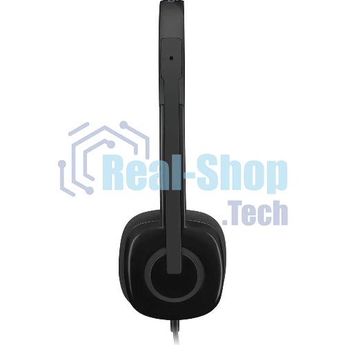 Гарнитура проводная Logitech Headset H151 Stereo черный