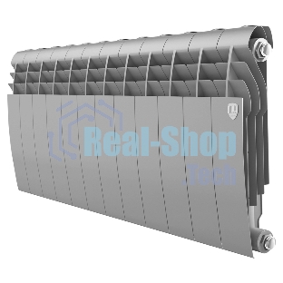 Радиатор Royal Thermo BiLiner 350/Silver Satin - 12 секц.