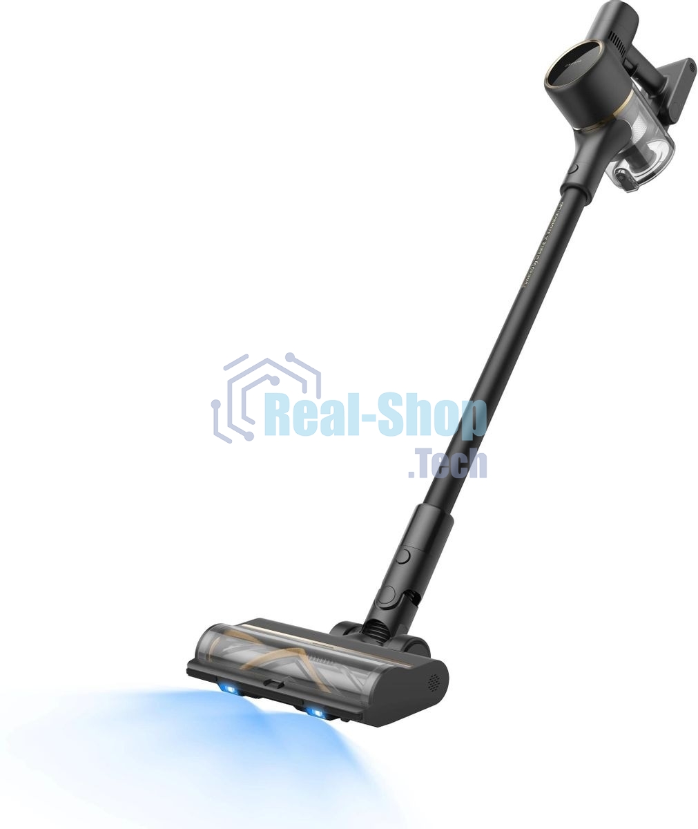 Пылесос вертикальный Dreame R10 Pro Aqua черный, питание от аккумулятора, 150 Вт, уборка сухая/влажная, пылесборник 0.6 л