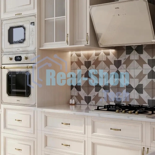 Встраиваемая микроволновая печь Korting KMI 825 RGb бежевый, 25 л, 900 Вт, переключатели - сенсор