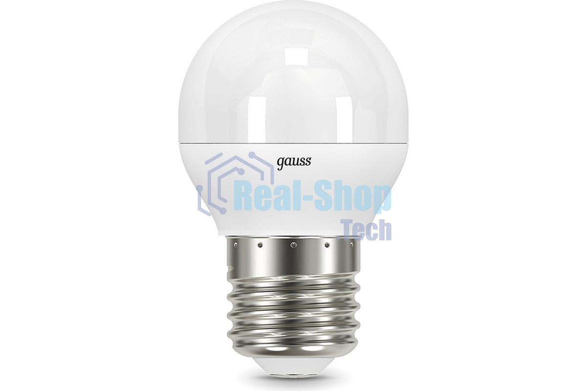 Лампа светодиодная Gauss LED Globe 7Вт E27 4100К step diммable (диммир.)