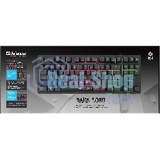 Клавиатура проводная Defender Dark Lord GK-580, USB, черный