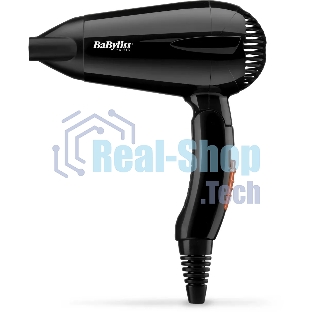 Фен BaByliss 5344E черный, 2000 Вт, компактный
