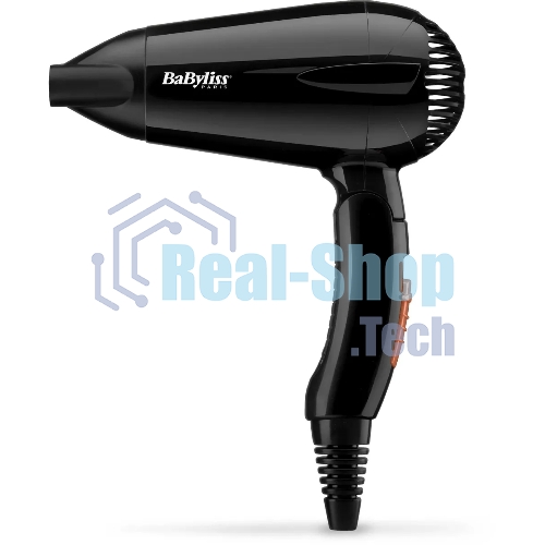 Фен BaByliss 5344E черный, 2000 Вт, компактный