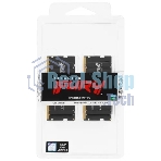 Оперативная память Kingston Fury Impact, DDR5, 32Gb (2x16 Gb), 4800 MHz, CL38, SO-DIMM
