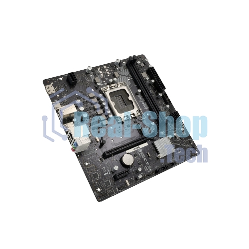 Материнская плата Biostar H610MS, LGA 1700, Intel H610, 2xDDR4, 4xSATA, 1xM.2, 1xPCIe 4.0 x16, 1xPCIe x1, 1xHDMI, 1xDP, 1x 1Gb LAN, 1xUSB-A 3.2 Gen 1, 4xUSB-A 2.0, 3x3.5 мм, 7.1, mATX