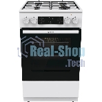 Плита комбинированная Gorenje GK5C60WJ белый, конфорок 4 газовых, духовка 62 л, 50 см x 85 см x 59.4 см