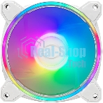 Вентилятор для корпуса Cooler Master MasterFan MF120 Halo2 ARGb 120х120x25 белый 4-pin 27дБ (MFL-B2DW-21NP2-R2) Ret