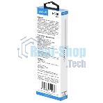 Кабель Maxvi MC-19L blue, USB-A - Lightning, 2.4A, LED ток макс. нагрузки 2.4А, макс. напряжение 5V; стандарт USB 2.0; длина кабеля 1.5м, нейлоновая оплетка, металлические корпуса разъемов,LED подсветка, цвет: синий