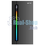 Компьютерный корпус Ginzzu D350 2хUSB 2.0,AU RGb w/o PSU