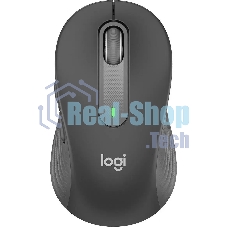 Мышь беспроводная Logitech Signature M650 графитовый, 4000 dpi, радиоканал, Bluetooth, USB, кнопки - 5