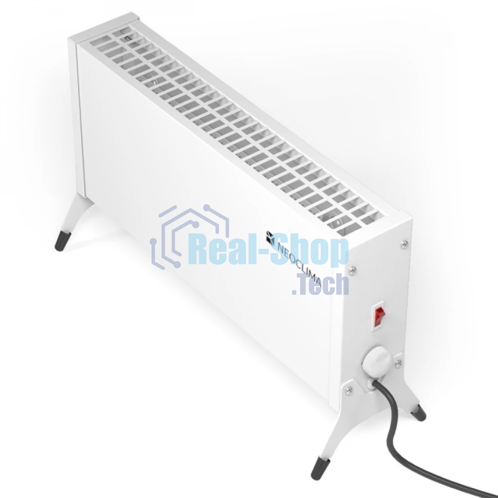 Конвектор электрический Neoclima Nano 1000W белый, 1000 Вт, 15 м2, термостат