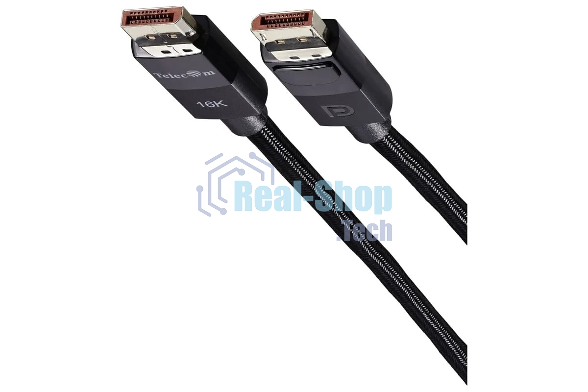 Кабель соединительный Telecom DP-DP 2.1V 80Gbs 16K@60Hz 1.5м, медь, TCG865-1.5M
