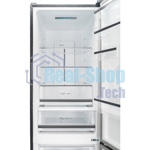 Холодильник DeLonghi DCS 19NFI NB DAMIANO черный двухкамерный 230/100л морозилка снизу, No Frost