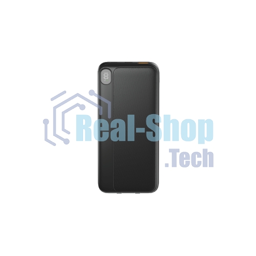 Портативный аккумулятор OLMIO L-10, 10000mAh, 22.5W, QC3.0, PD, LCD, + кабели Lightning\Type-C, черный