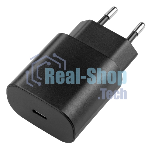 Сетевое зарядное устройство Defender UPA-125 25W,USB C,кабель Type-C,черный