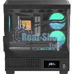 Компьютерный корпус AeroCool/Formula V Line Crystal E1M Black, MATX, USB3.0*2, Switch Display Panel