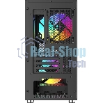 Корпус SAMA S30, Mini-Tower, чёрный, 2 x 140 мм, 1 x 120 мм
