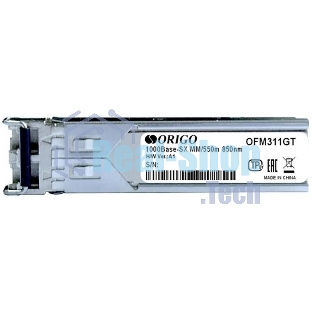 Трансивер Origo OFM311GT, оптич. SFP MM duplex 1 Гбит/с Tx:850нм до 0.55км