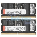 Оперативная память Kingston Fury Impact, DDR5, 32Gb (2x16 Gb), 4800 MHz, CL38, SO-DIMM