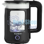 Чайник электрический Starwind SKG1053 1.7 л, 1800 Вт, черный