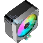 Кулер для процессора Ocypus Delta A40 EX BK ARGB, 120мм ARGB FAN, 4 HEAT PIPES, 4-PIN PWM, 500-1800 RPM, 29DBA, HYDRO BEARING, LGA115X/1200/1700/18XX, AM4/AM5