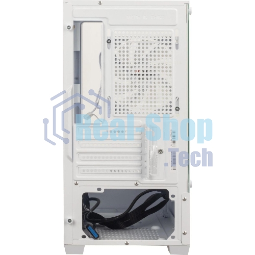 Компьютерный корпус Accord ACC-ZCU2W белый без БП mATX 1x120мм 1xUSB 3.0 1xUSB3.1 audio