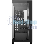 Компьютерный корпус Deepcool CG580 4F V2 без БП, боковое окно (панорама), 4x120мм ARGB PWM вентилятора, черный, ATX (R-CG580-BKADA4-G-2)