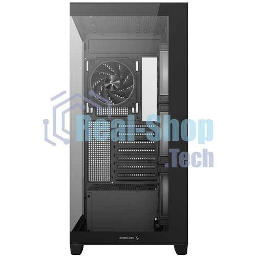 Компьютерный корпус Deepcool CG580 4F V2 без БП, боковое окно (панорама), 4x120мм ARGB PWM вентилятора, черный, ATX (R-CG580-BKADA4-G-2)