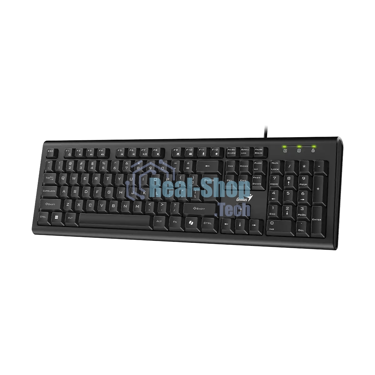 Клавиатура Genius KB-113 проводная, USB Type-A, чёрный