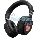 Беспроводные/проводные наушники Digma BT-16 черный, накладные, Bluetooth + проводной, складная конструкция, до 10 ч