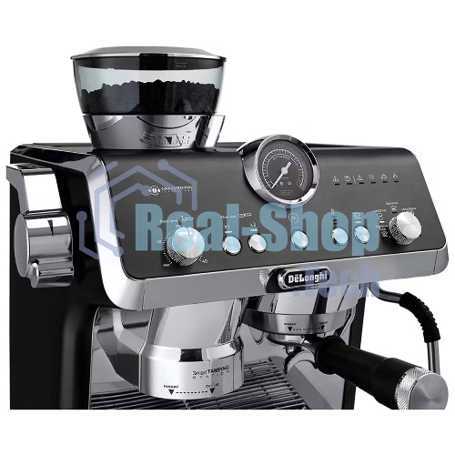 Кофеварка рожковая DELONGHI EC9555 ВК черный, исп. кофе - молотый/зерновой, 2 л, 1550 Вт, 19 Бар