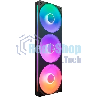 Вентилятор для корпуса Case Cooler NZXT F360 RGb Core (120x120x25мм, 4-pin PWM, RGb, 75.12CFM, 30dBA, 2400RPM, Black, Single-Frame RGb Fan Unit)