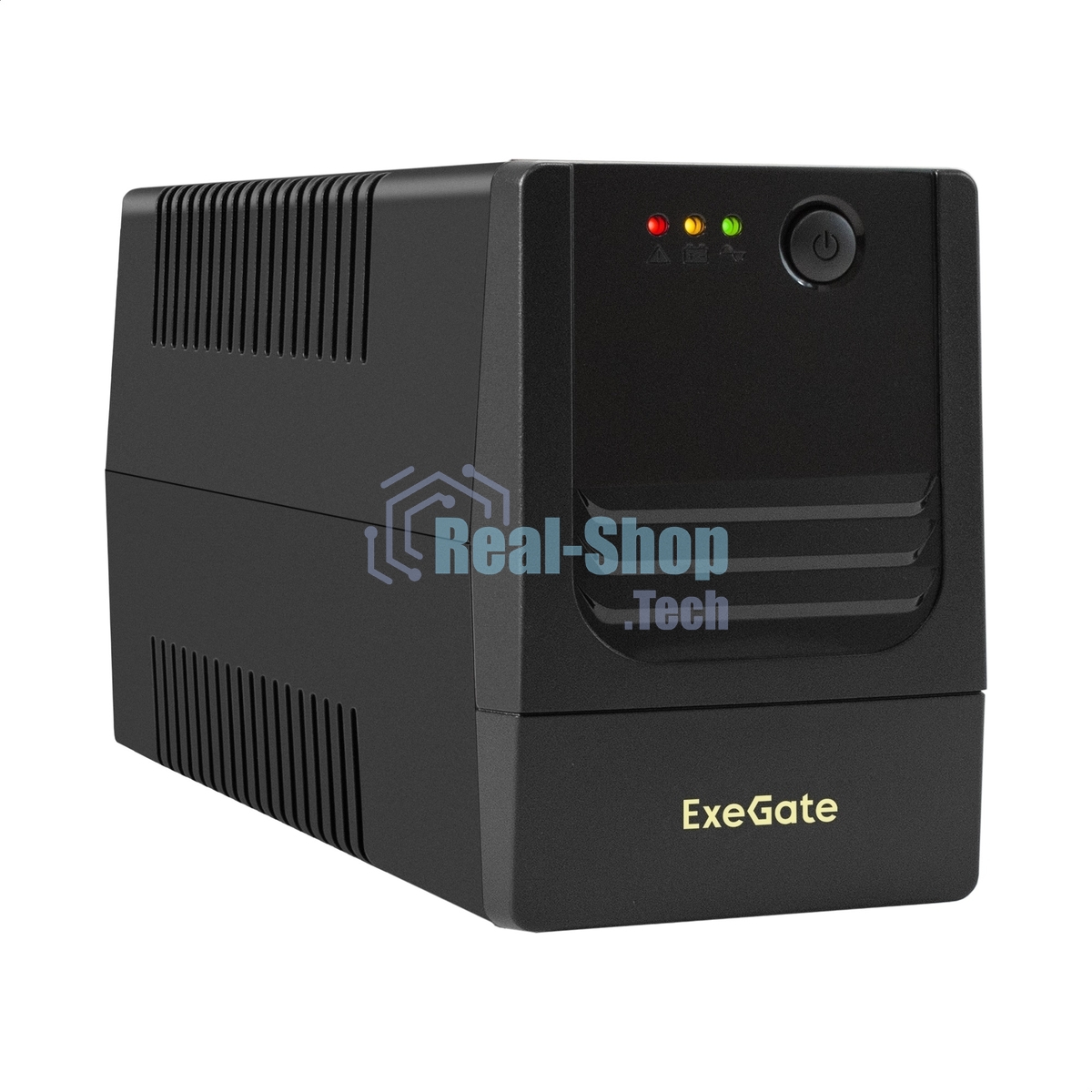 Источник бесперебойного питания ExeGate Power NB-850.LED.AVR.4C13 (850VA/510W, LED, AVR, 4*C13, батарея 12V 9Ah, черный)